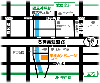 行政書士松浦法務事務所地図